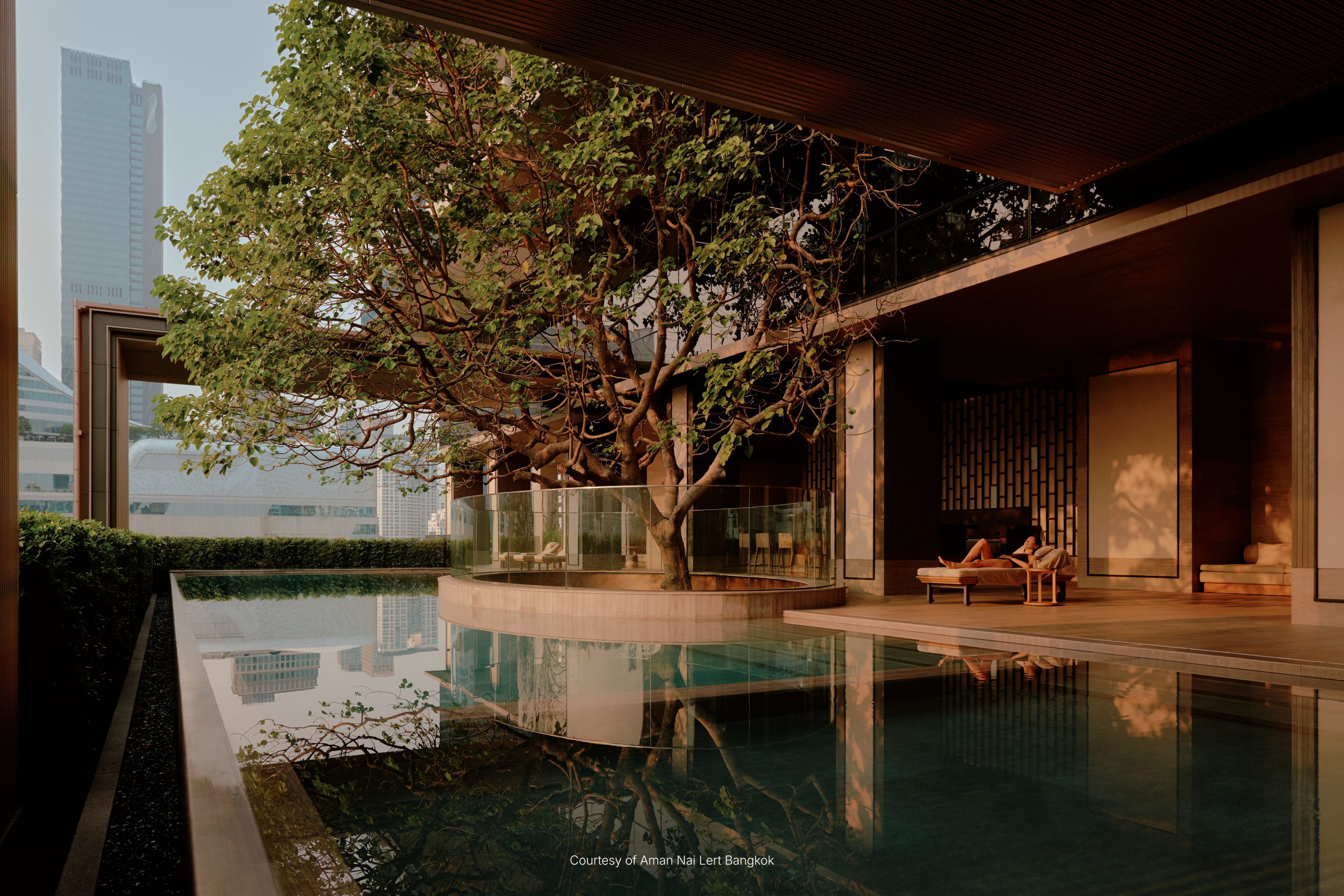 Extensive Hydrotherapy Facilities - Swimming Pool AMAN Nai Lert Bangkok